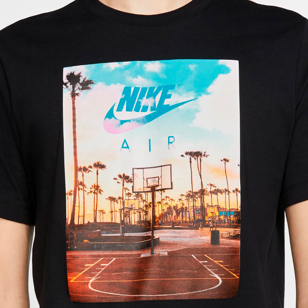 Футболка мужская Nike M NSW SS TEE COURT 1 L Черный photo 4