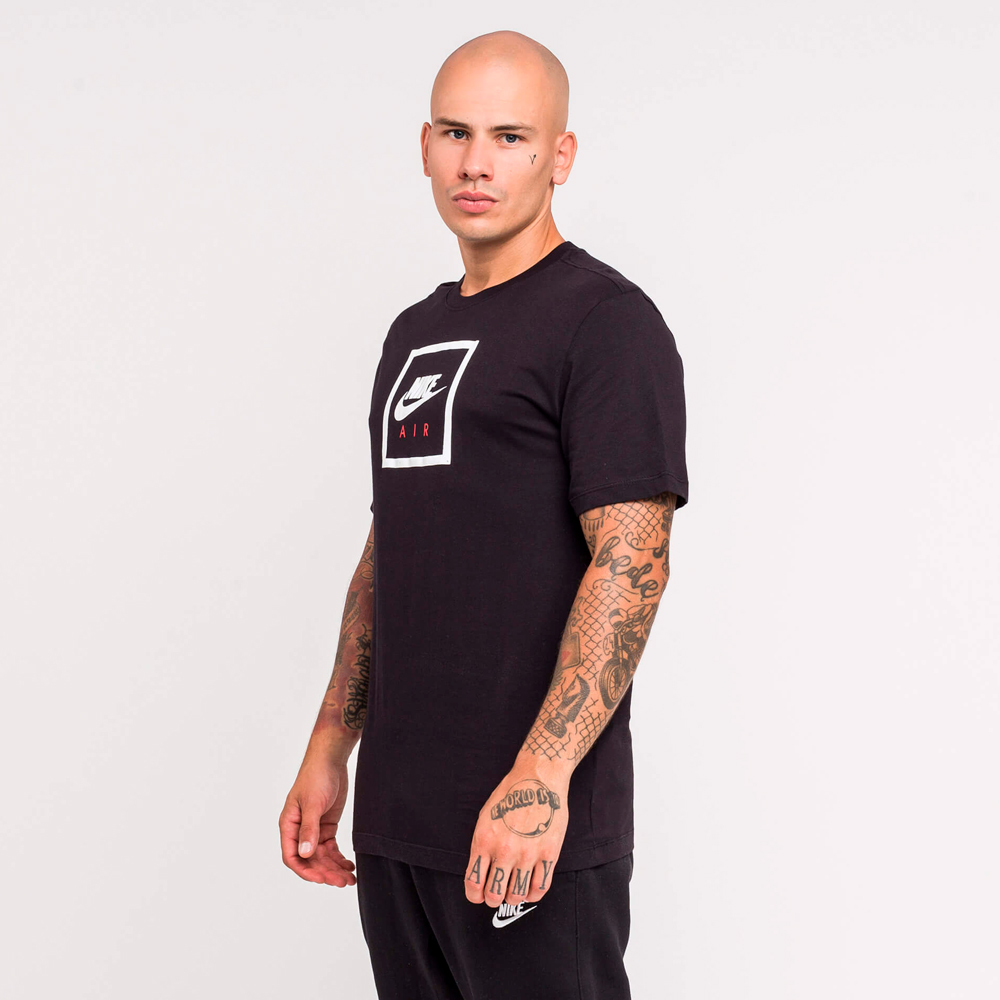 Tricou bărbătesc Nike M NSW SS TEE AIR 2 L Negru photo 3