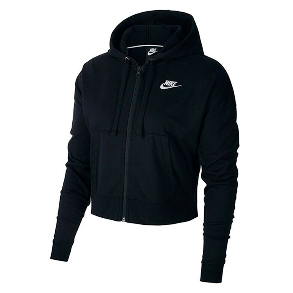 Hanorac Nike W NSW HOODIE FZ JRSY NEW / Femei / S / Negru photo 1 Hanorac Nike W NSW HOODIE FZ JRSY NEW / Femei / S / Negru photo 1