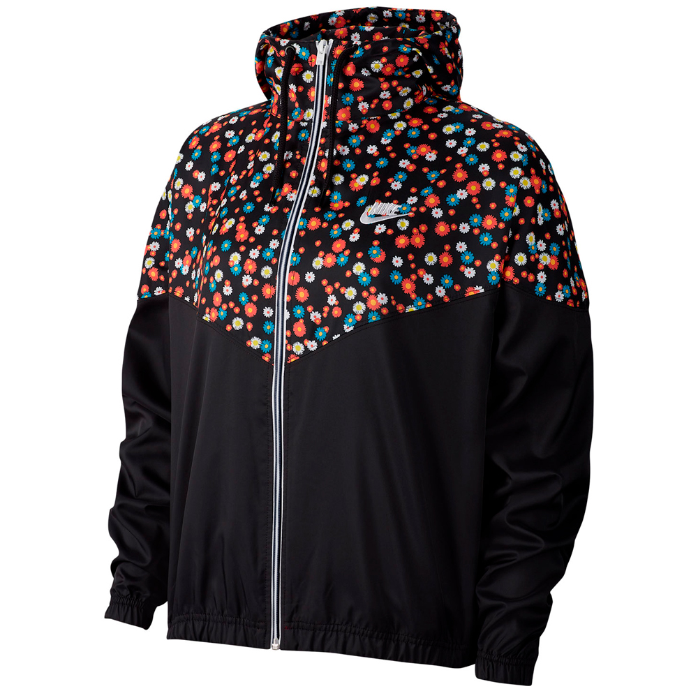 Jacheta Nike W NSW HRTG JKT WVN FLORAL S Negru Femei photo 1 Jacheta Nike W NSW HRTG JKT WVN FLORAL S Negru Femei photo 1