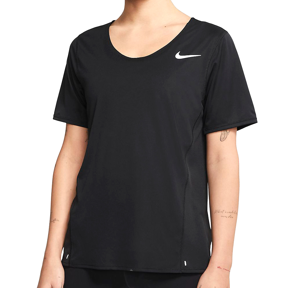 Tricou Nike W NK CITY SLEEK TOP SS / Femei / L / Negru photo 2