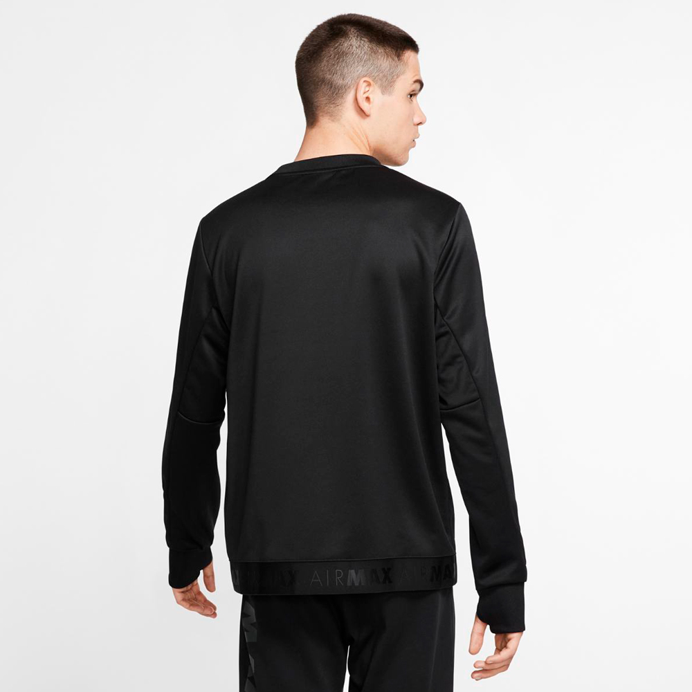 Мужская Толстовка Nike M NSW AIR MAX PK CREW L Черный photo 2