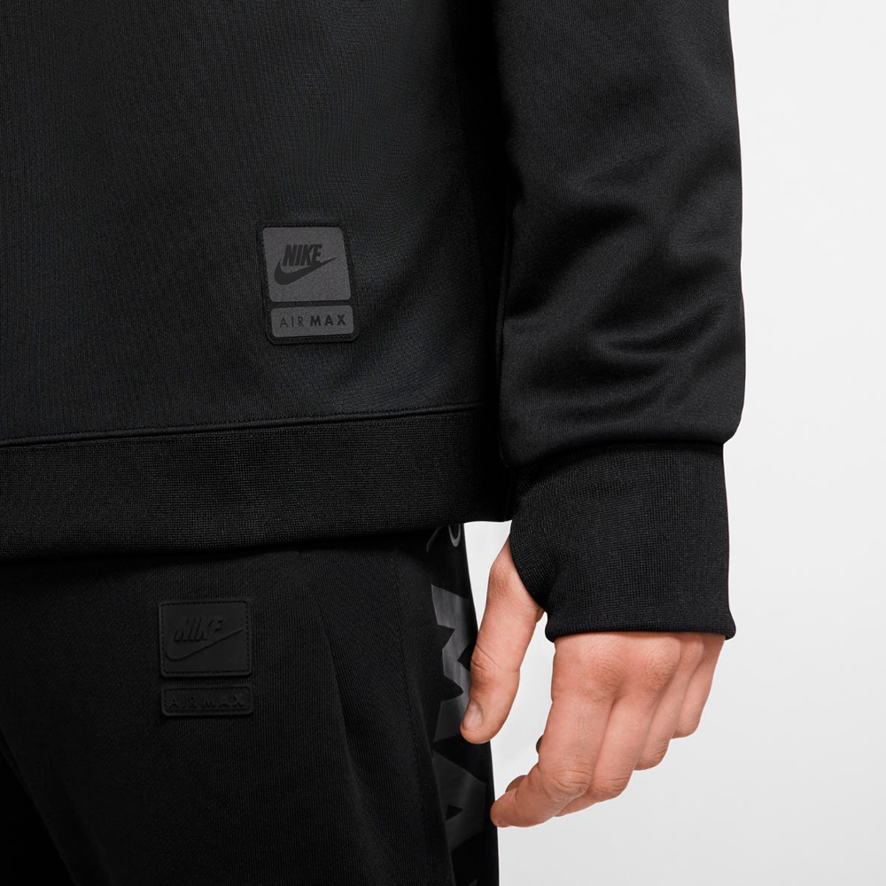 Мужская Толстовка Nike M NSW AIR MAX PK CREW L Черный photo 5