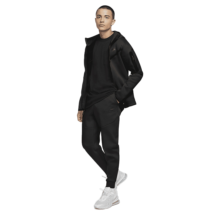 Pantaloni Nike M NSW TCH FLC JGGR XS Negru Barbati photo 4