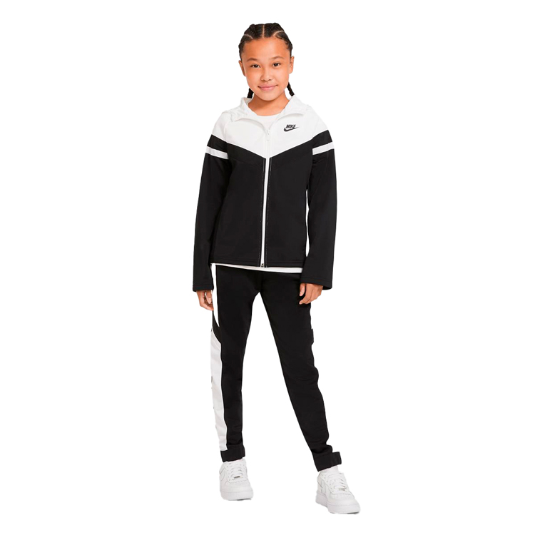 Costum sportiv Nike U NSW POLY WVN OVRLY TRACKSUIT / Femei / M / Negru-alb photo 2