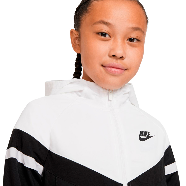 Costum sportiv Nike U NSW POLY WVN OVRLY TRACKSUIT / Femei / M / Negru-alb photo 9
