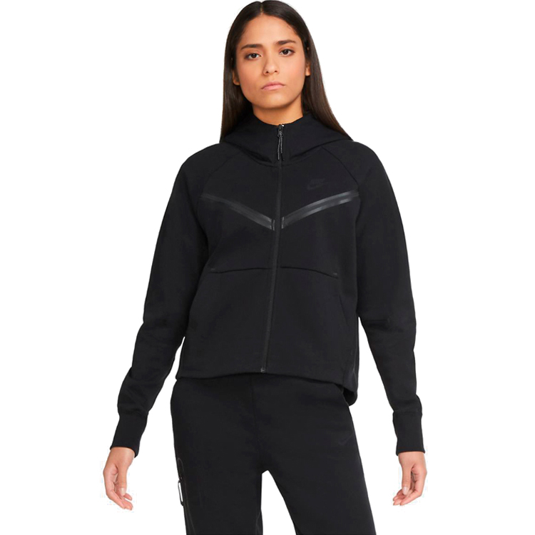 Толстовка Nike W NSW TCH FLC WR HOODIE FZ L Черный Женский photo 3