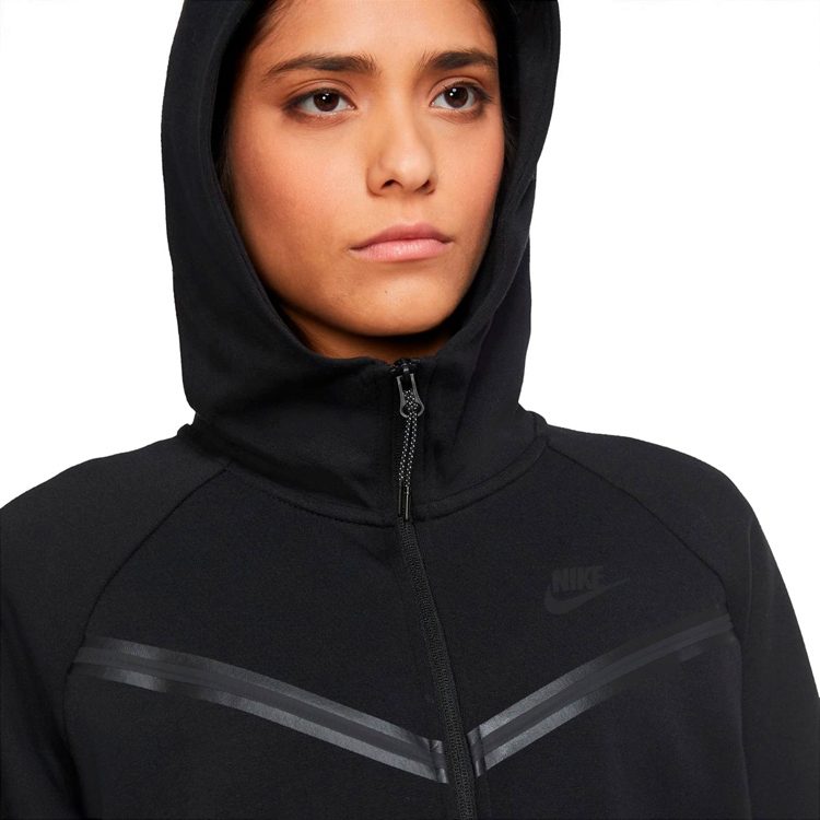 Толстовка Nike W NSW TCH FLC WR HOODIE FZ L Черный Женский photo 8