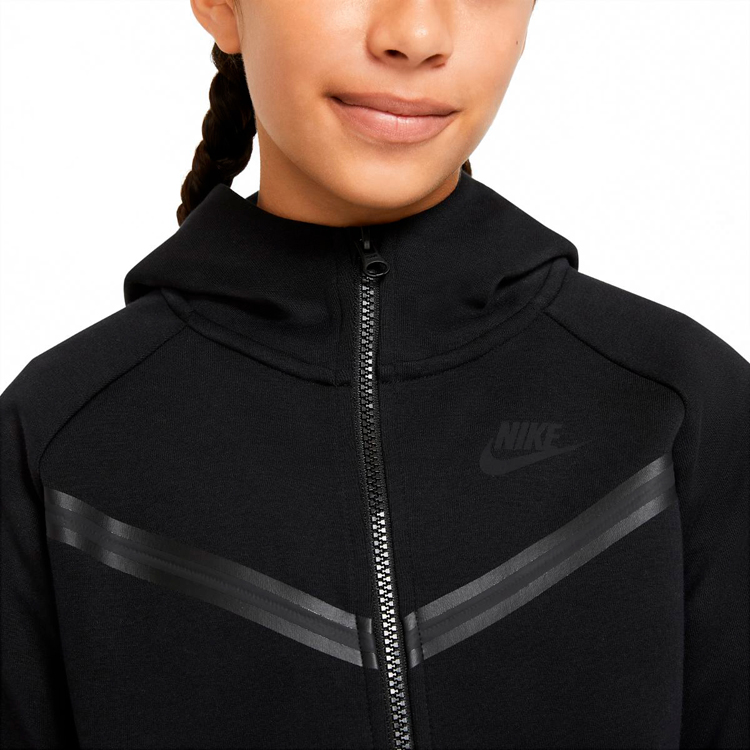 Hanorac Nike G NSW TCH FLC WR HOODIE FZ / Femei / XL / Negru photo 2