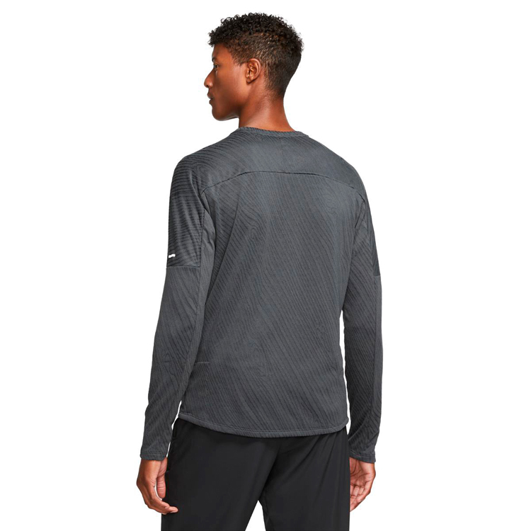 Hanorac pt bărbați Nike M NK DF ELMNT TOP HZ TRAIL L Negru photo 2