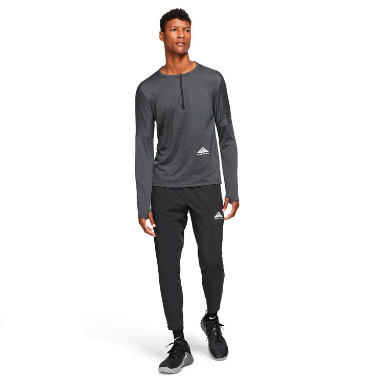 Hanorac pt bărbați Nike M NK DF ELMNT TOP HZ TRAIL L Negru photo 3