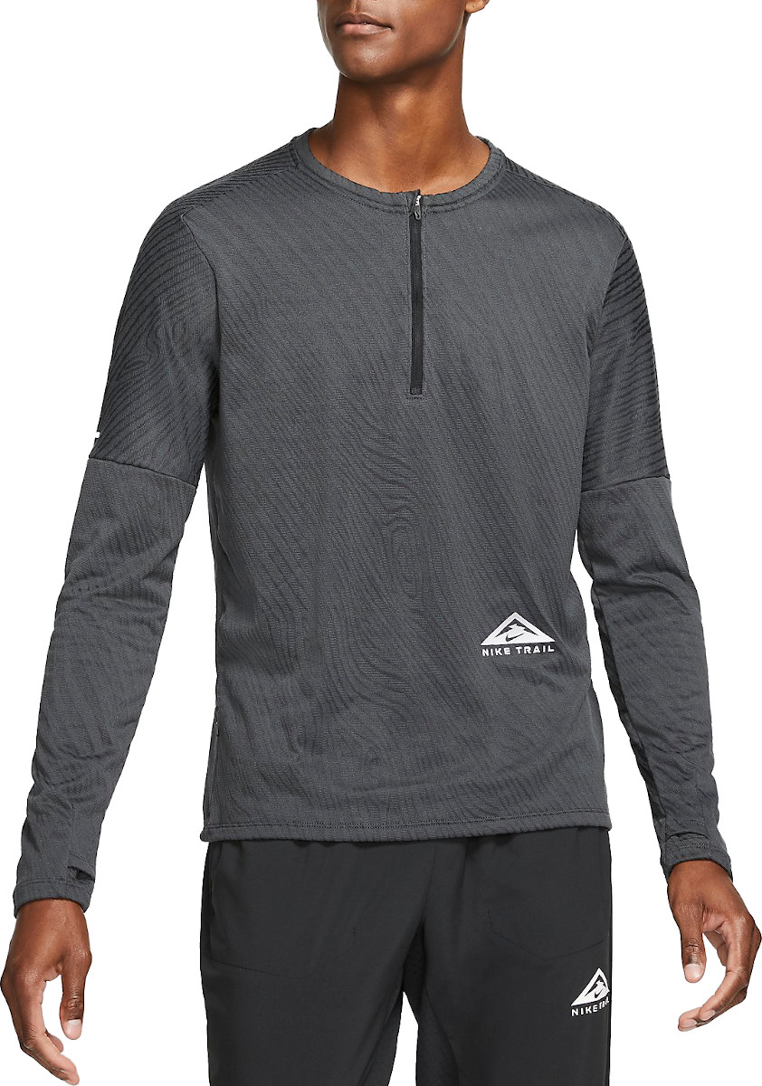 Hanorac pt bărbați Nike M NK DF ELMNT TOP HZ TRAIL L Negru photo 6