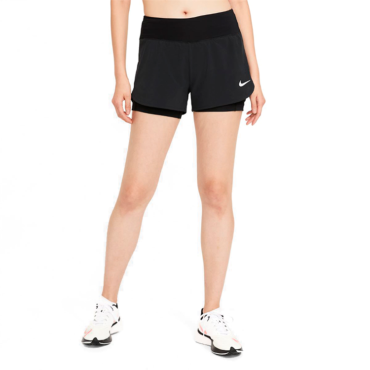 Sorti Nike W NK ECLIPSE 2IN1 SHORT / Femei / L / Negru photo 2