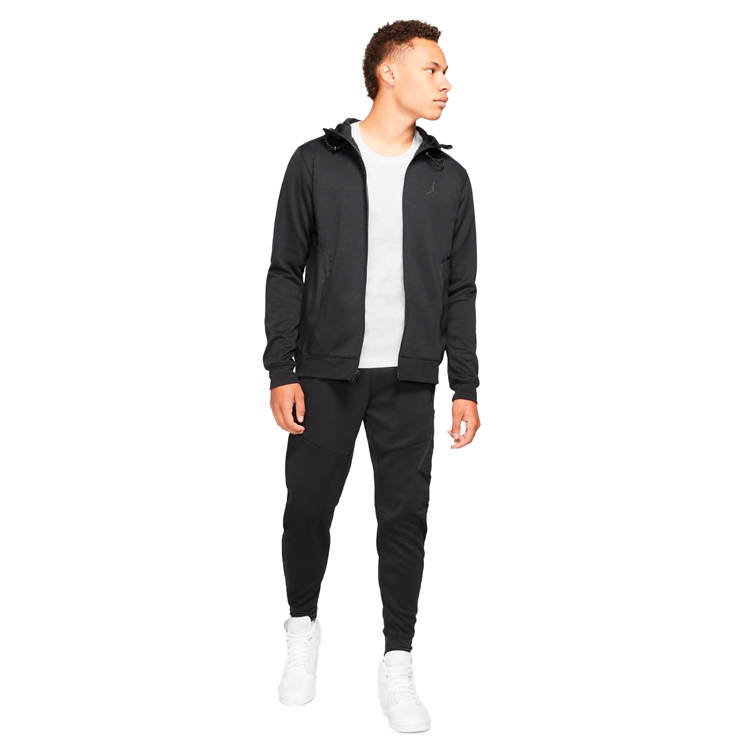 Hanorac pt bărbați Nike M J DF AIR STMT FLC FZ HOODIE XS Negru photo 7