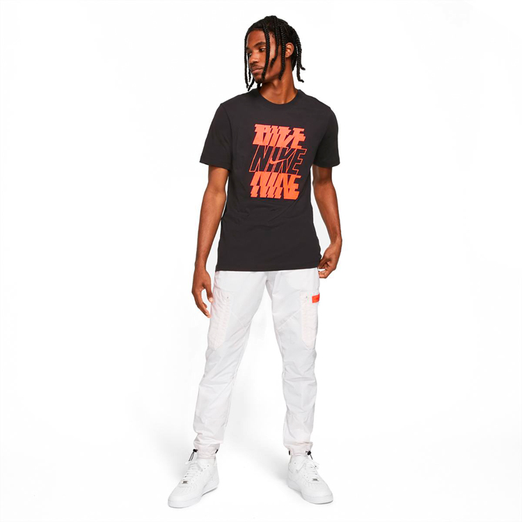 Tricou bărbătesc Nike M NSW TEE SWOOSH/BLOCK 12MO L Negru photo 4