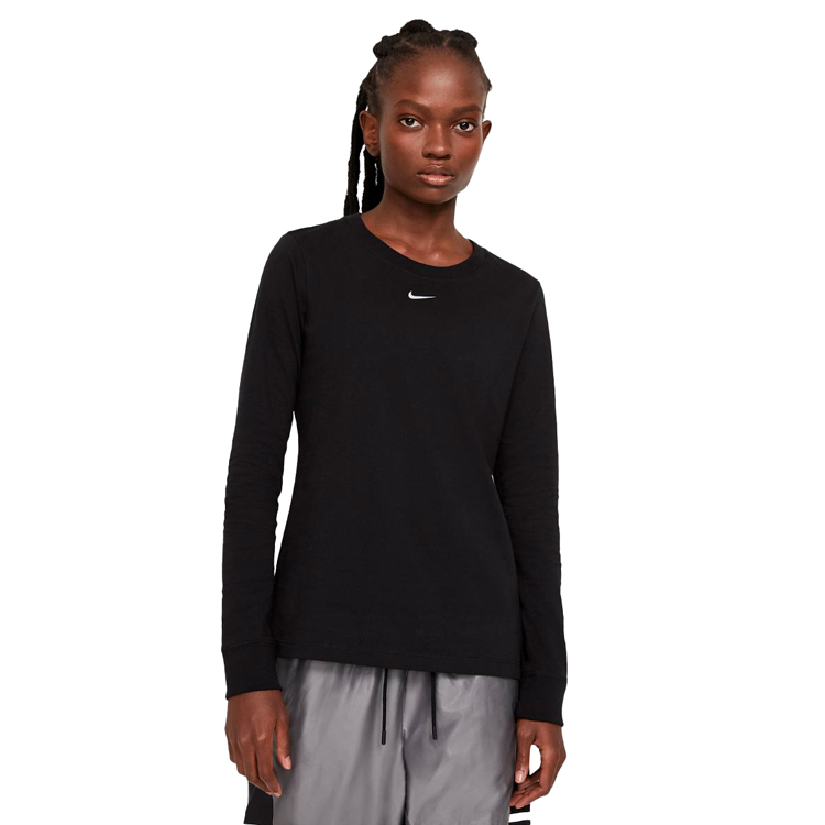 Hanorac Nike W NSW TEE ESSNTL LS LBR L Negru Femei photo 1 Hanorac Nike W NSW TEE ESSNTL LS LBR L Negru Femei photo 1
