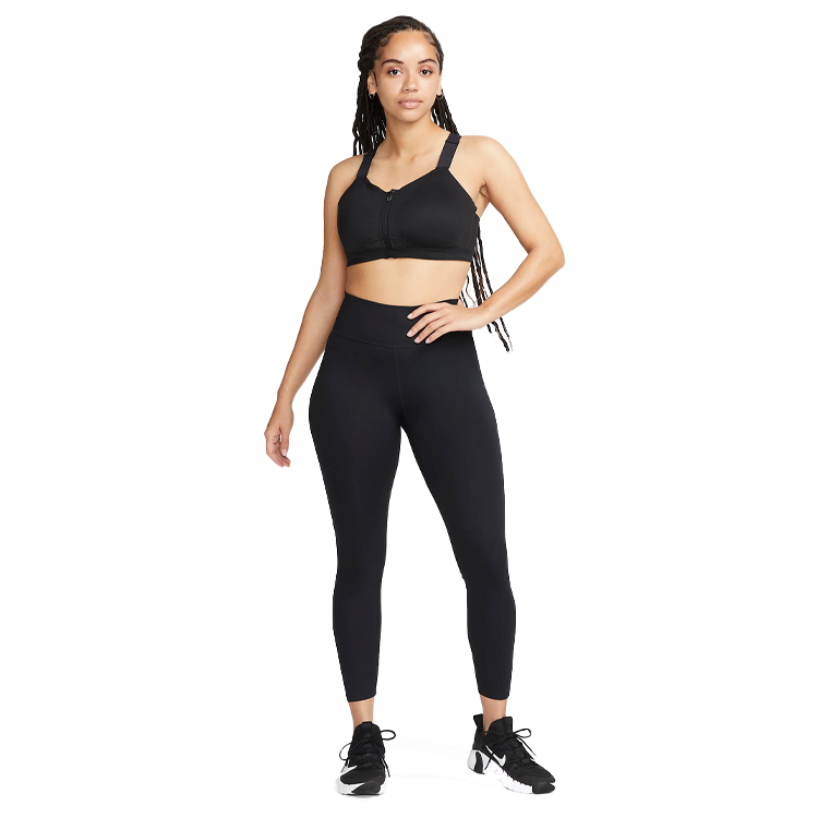 Спортивное бра Nike W NK DF ALPHAS HS FRONT ZIP B / Женский / XSA-C / Черный photo 3