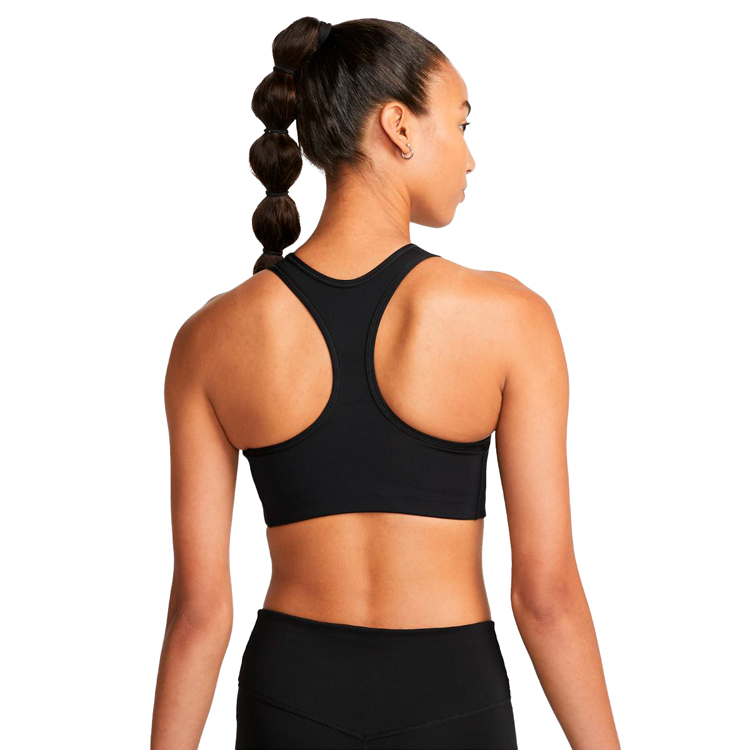 Спортивное бра Nike W NK DF SWSH MTLC GX BRA / Женский / L / Черный photo 6