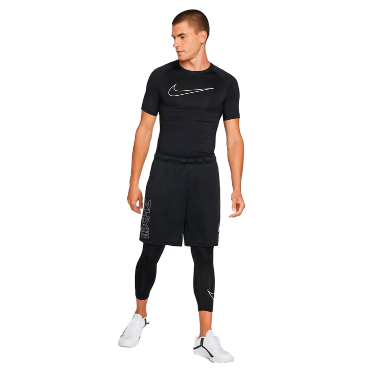 Tricou bărbătesc Nike M NP DF TIGHT TOP SS L Negru photo 4