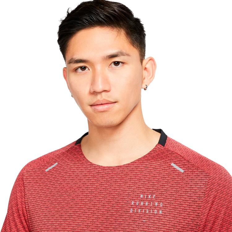 Tricou bărbătesc Nike M NK DFADV RUN DVN TECHKNIT SS L Rosu photo 2