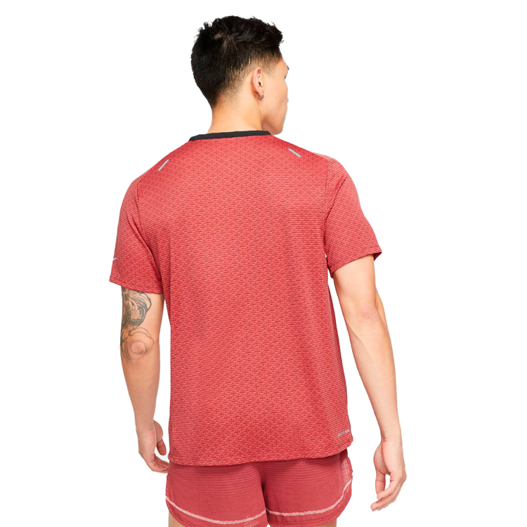 Tricou bărbătesc Nike M NK DFADV RUN DVN TECHKNIT SS L Rosu photo 3