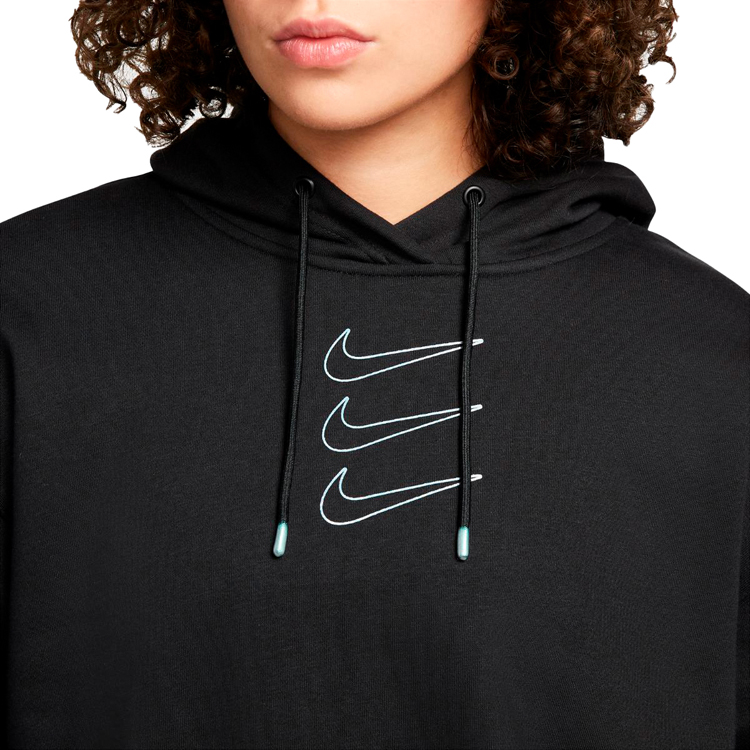 Hanorac Nike W NSW FLC GX HOODIE OPAL XS Negru Femei photo 2
