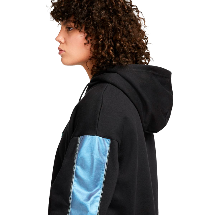Hanorac Nike W NSW FLC GX HOODIE OPAL XS Negru Femei photo 3