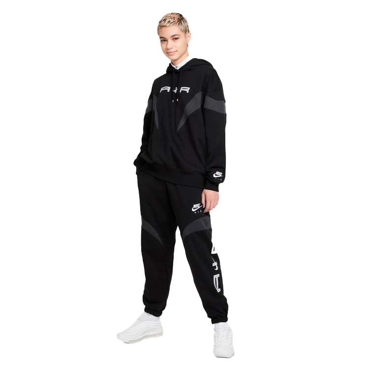 Hanorac Nike W NSW AIR FLC GX HOODIE M Negru Femei photo 3