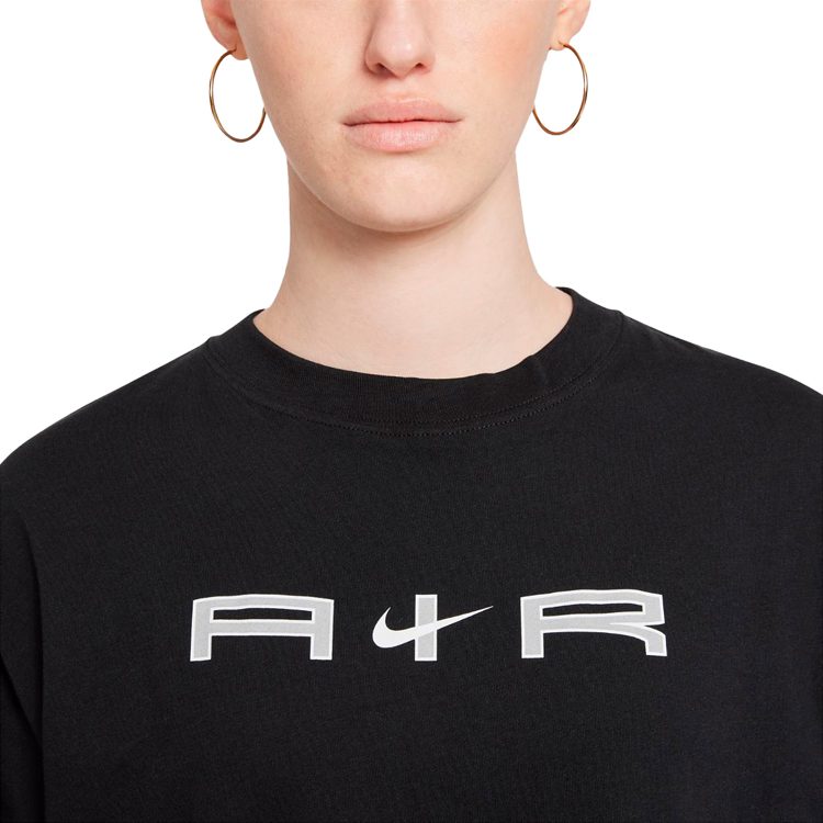 Tricou Nike W NSW AIR SS TOP BF L Negru Femei photo 2