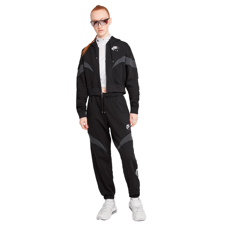 Толстовка Nike W NSW AIR FLC GX FZ HOODIE L Черный Женский photo 2