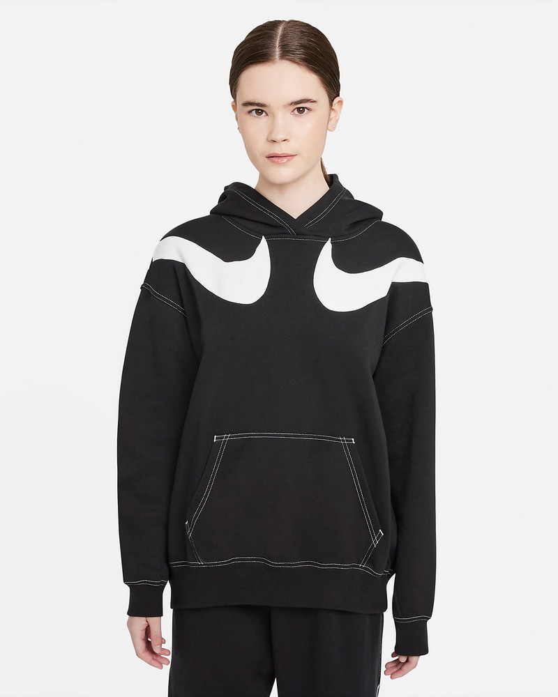 Hanorac Nike W NSW SWSH FLC GX HOODIE XS Negru Femei photo 2