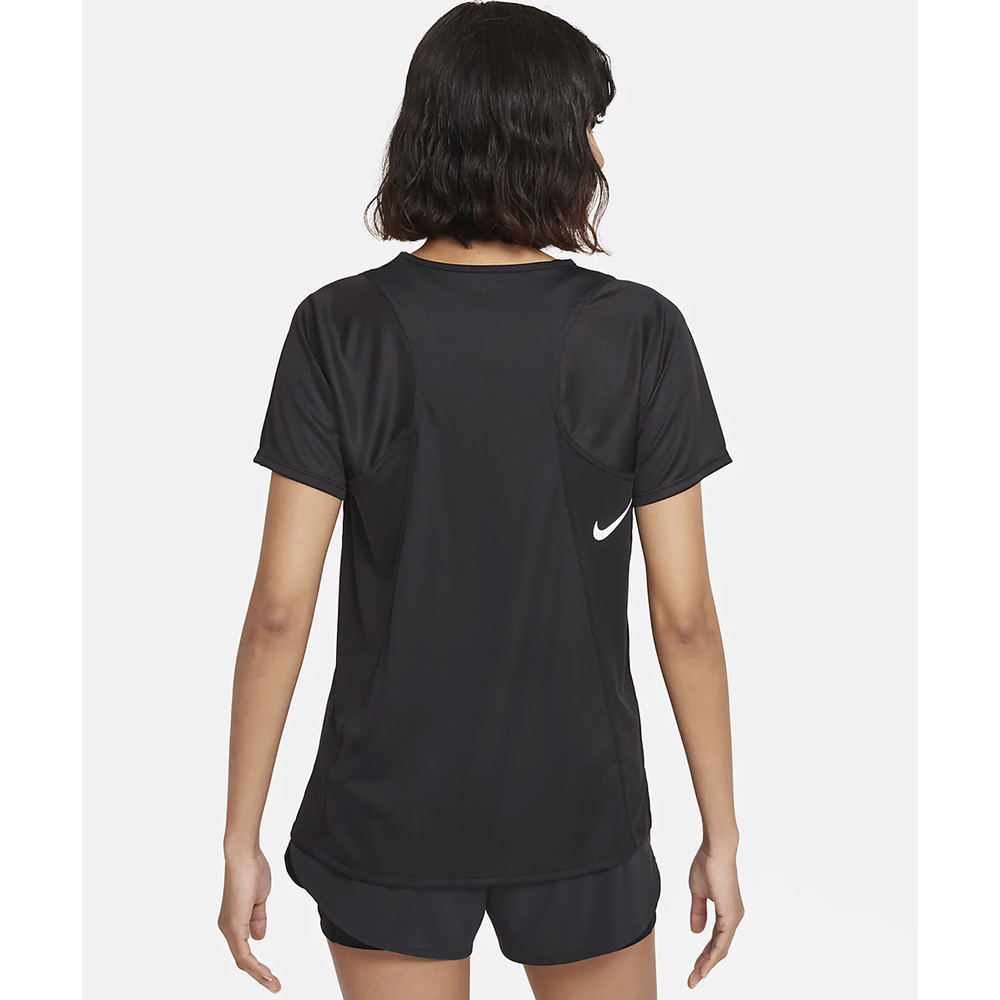 Футболка Nike W NK DF RACE TOP SS / Женский / M / Черный photo 3