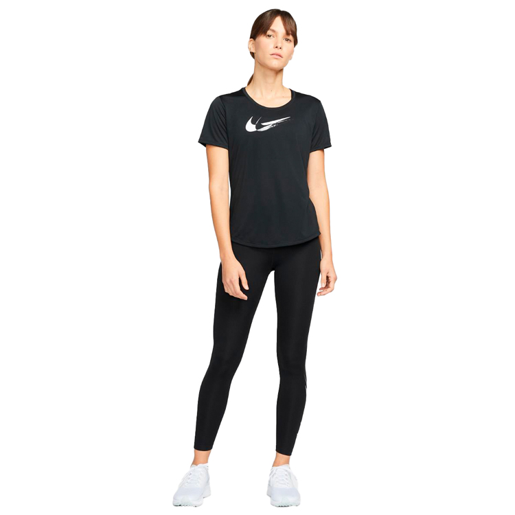 Tricou Nike W NK DF SWSH RUN SS / Femei / XS / Negru photo 2