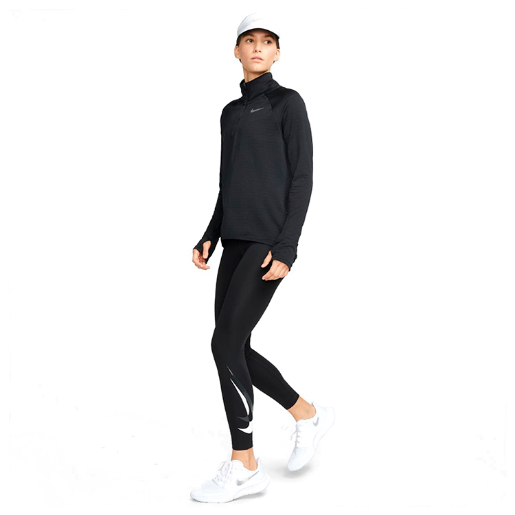 Hanorac Nike W NK TF ELEMENT HZ / Femei / XS / Negru photo 2