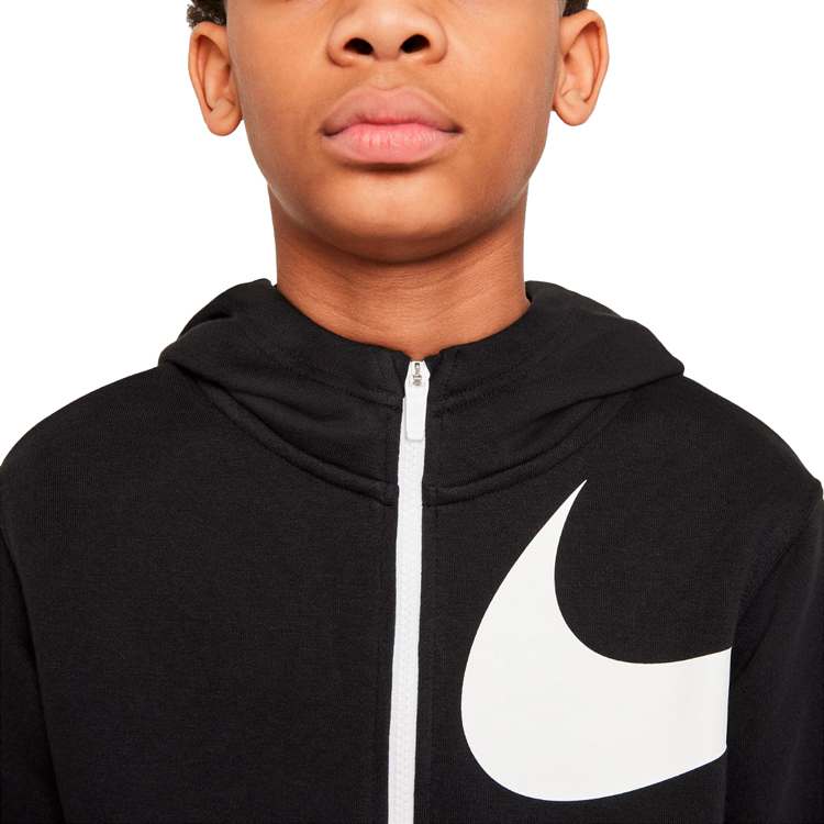 Hanorac Nike B NSW SWOOSH FLC FZ  / Barbati / S / Negru photo 2