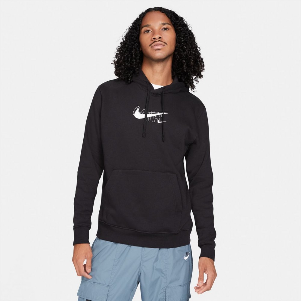 Hanorac pt bărbați Nike M NSW HOODIE PO AIR PRNT PACK L Negru photo 6