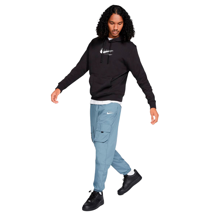 Hanorac pt bărbați Nike M NSW HOODIE PO AIR PRNT PACK L Negru photo 7