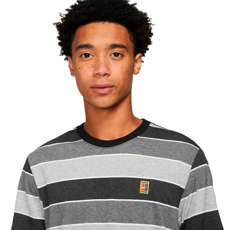 Футболка мужская Nike M NKCT EMB STRIPES TEE L Серый photo 2