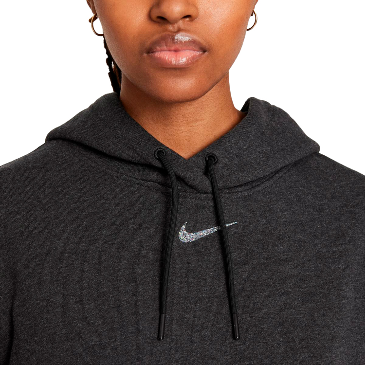 Hanorac Nike W NSW ESS FLC HOODIE CLCTN RE L Negru Femei photo 7