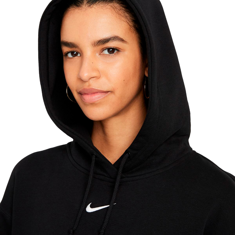 Hanorac Nike W NSW ESSNTL CLCTN FLC OS HD XL Negru Femei photo 6