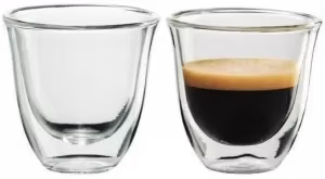 Set de pahare pentru cafea Delonghi DLSC310, 2buc, p/u espresso 60ml