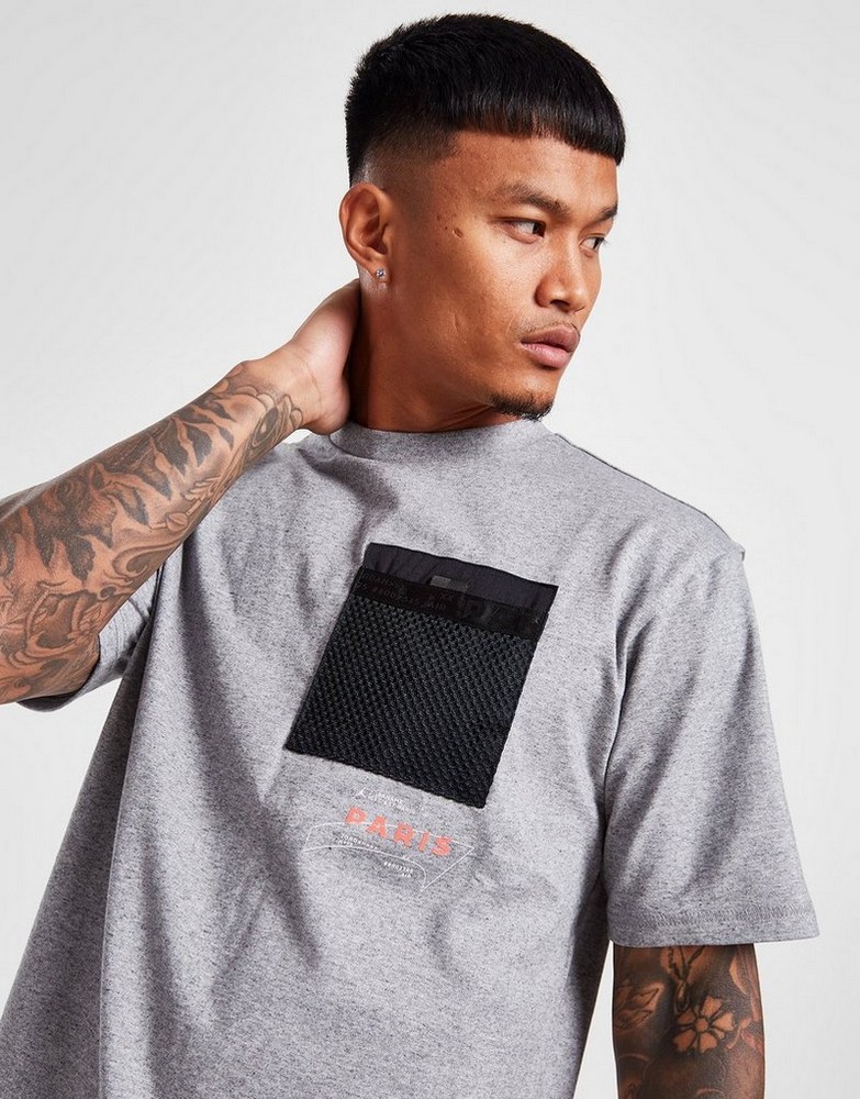 Футболка мужская Nike M J PSG POCKET TEE XS Серый photo 3