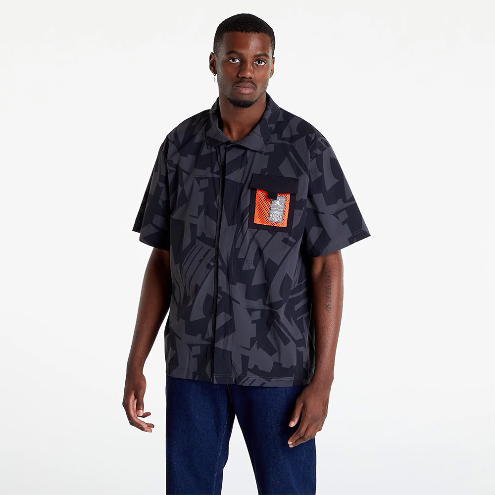 Мужская Рубашка Nike M J PSG STMT SS SHIRT XL Черный photo 3