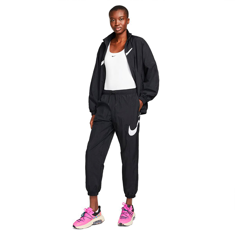 Брюки Nike W NSW ESSNTL WVN MR PANT HBR L Черный Женский photo 4