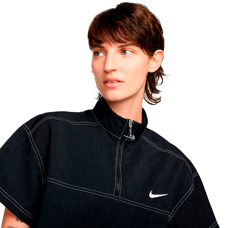 Rochie Nike W NSW SWSH WVN SS DRESS XS Negru Femei photo 6