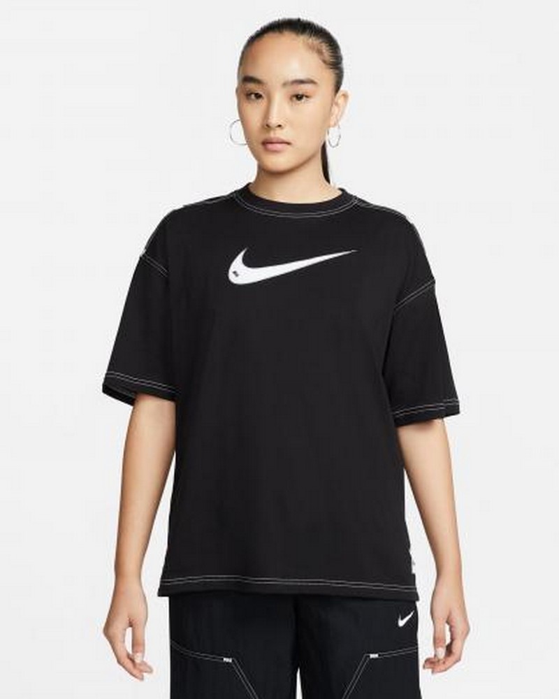 Tricou Nike W NSW SWSH SS TOP M Negru Femei photo 2