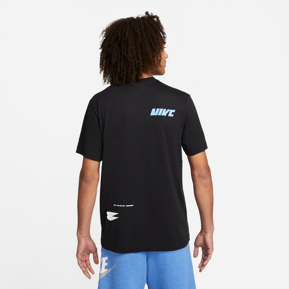 Футболка мужская Nike M NSW ESS+ SPORT 1 TEE S Черный photo 3