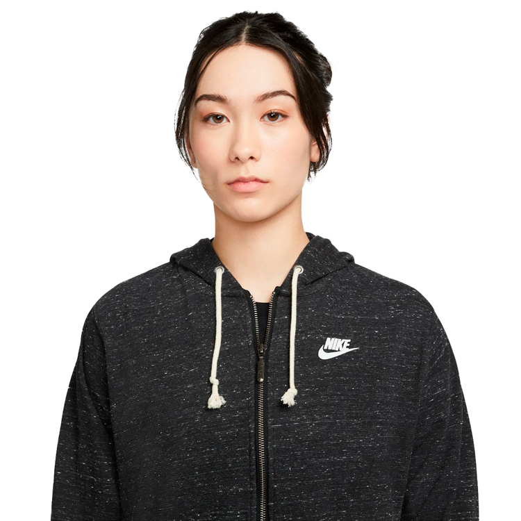 Hanorac Nike W NSW GYM VNTG EASY FZ HOODIE XL Negru Femei photo 2