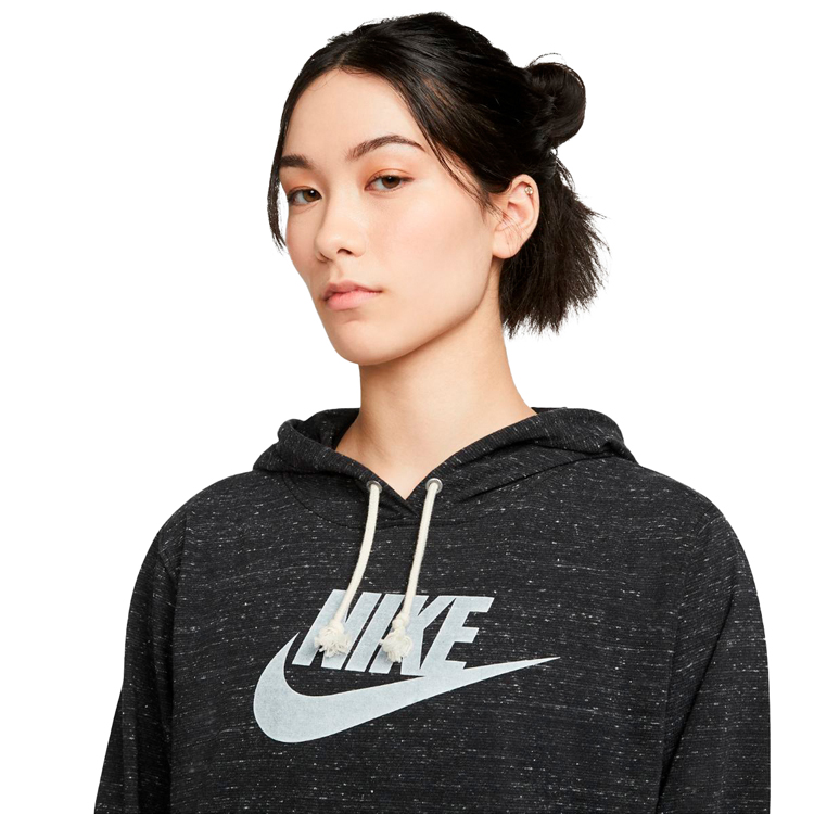 Hanorac Nike W NSW GYM VNTG GFX EASY PO HD M Negru Femei photo 3