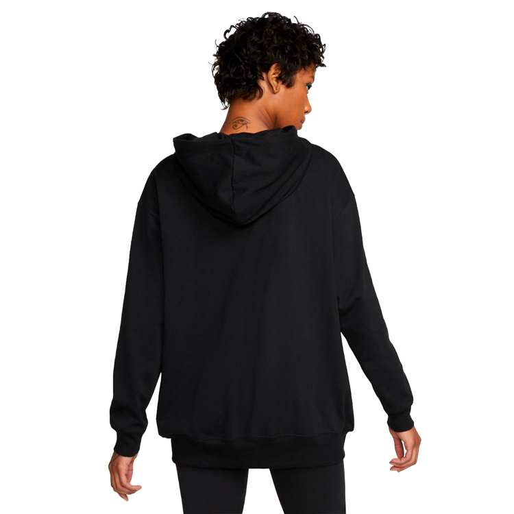 Hanorac Nike W NSW JRSY OS FZ HOODIE M Negru Femei photo 2